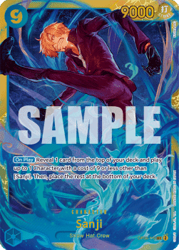 (119) One Piece TCG OP06: Wings of the Captain Single: Sanji (OP06-119) (V.1) Secret Rare