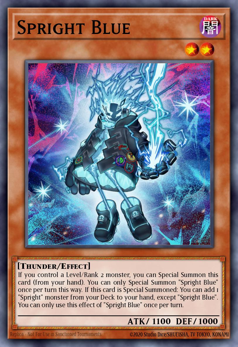 (075) YuGiOh TCG BLTR: Battles of Legend: Terminal Revenge Single: Spright Blue Ultra Rare