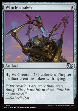 (762) Magic The Gathering Foundations Jumpstart Single: Whirlermaker Uncommon