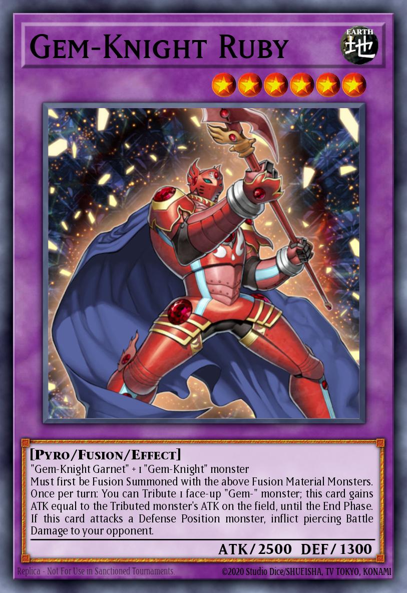 (136) YuGiOh TCG BLMM: Battles of Legend: Monster Mayhem Single: Gem-Knight Ruby Ultra Rare