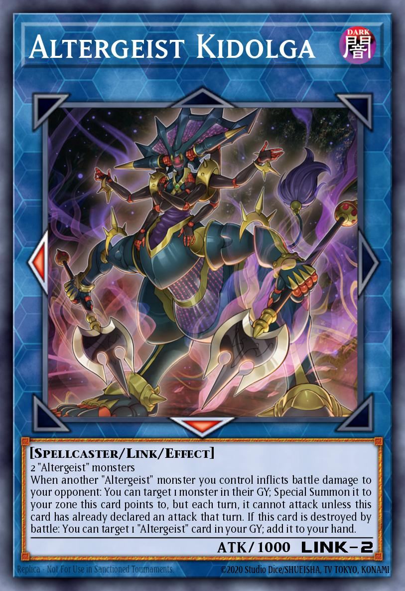 (024) YuGiOh TCG MP19: 2019 Gold Sarcophagus Tin Mega Pack Single: Altergeist Kidolga Rare