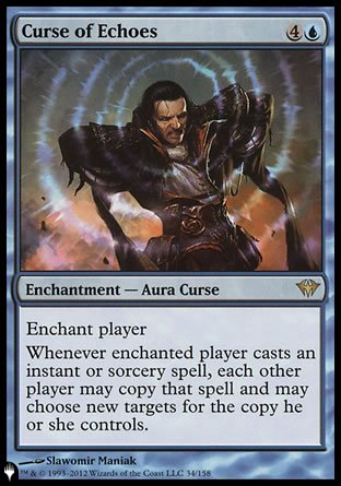 (034) Magic The Gathering The List Single: Curse of Echoes Rare
