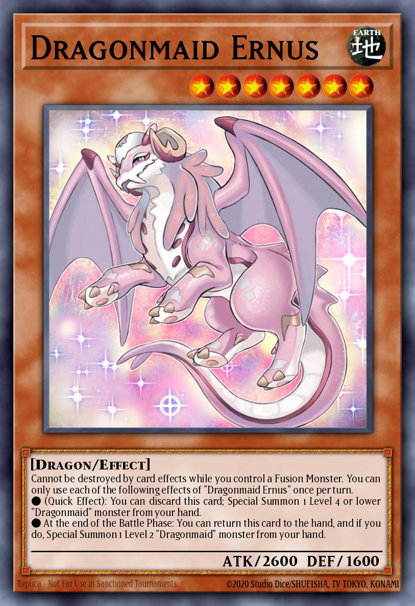 (055) YuGiOh TCG BLMM: Battles of Legend: Monster Mayhem Single: Dragonmaid Ernus Ultra Rare