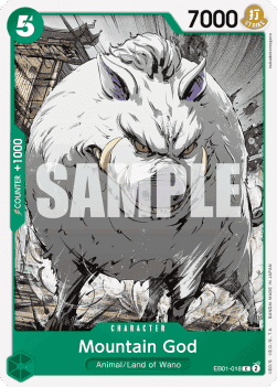(018) One Piece TCG EB01: Memorial Collection Single: Mountain God (EB01-018) Common