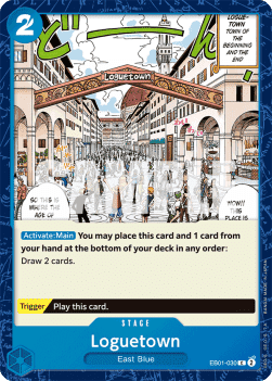 (030) One Piece TCG EB01: Memorial Collection Single: Loguetown (EB01-030) Common