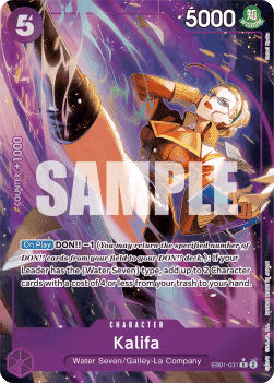 (031) One Piece TCG EB01: Memorial Collection Single: Kalifa (EB01-031) (V.2) Alternate Art