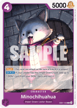 (036) One Piece TCG EB01: Memorial Collection Single: Minochihuahua (EB01-036) Common