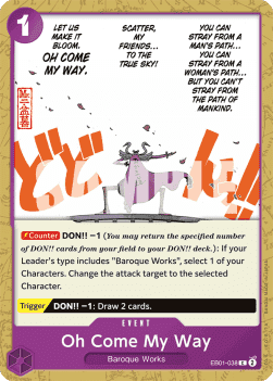 (038) One Piece TCG EB01: Memorial Collection Single: Oh Come My Way (EB01-038) Common