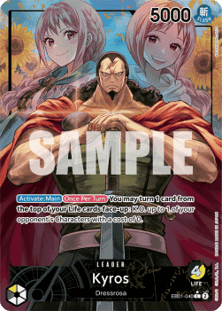 (040) One Piece TCG EB01: Memorial Collection Single: Kyros (EB01-040) (V.2) Alternate Art