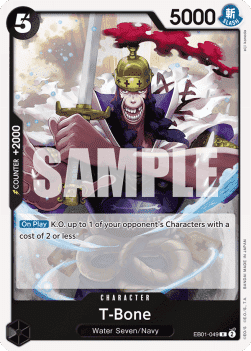 (049) One Piece TCG EB01: Memorial Collection Single: T-Bone (EB01-049) (V.1) Rare