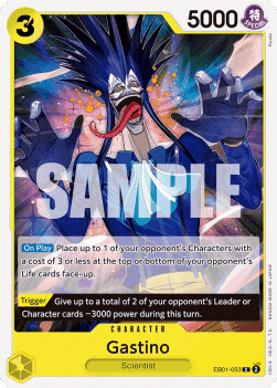 (053) One Piece TCG EB01: Memorial Collection Single: Gastino (EB01-053) Common