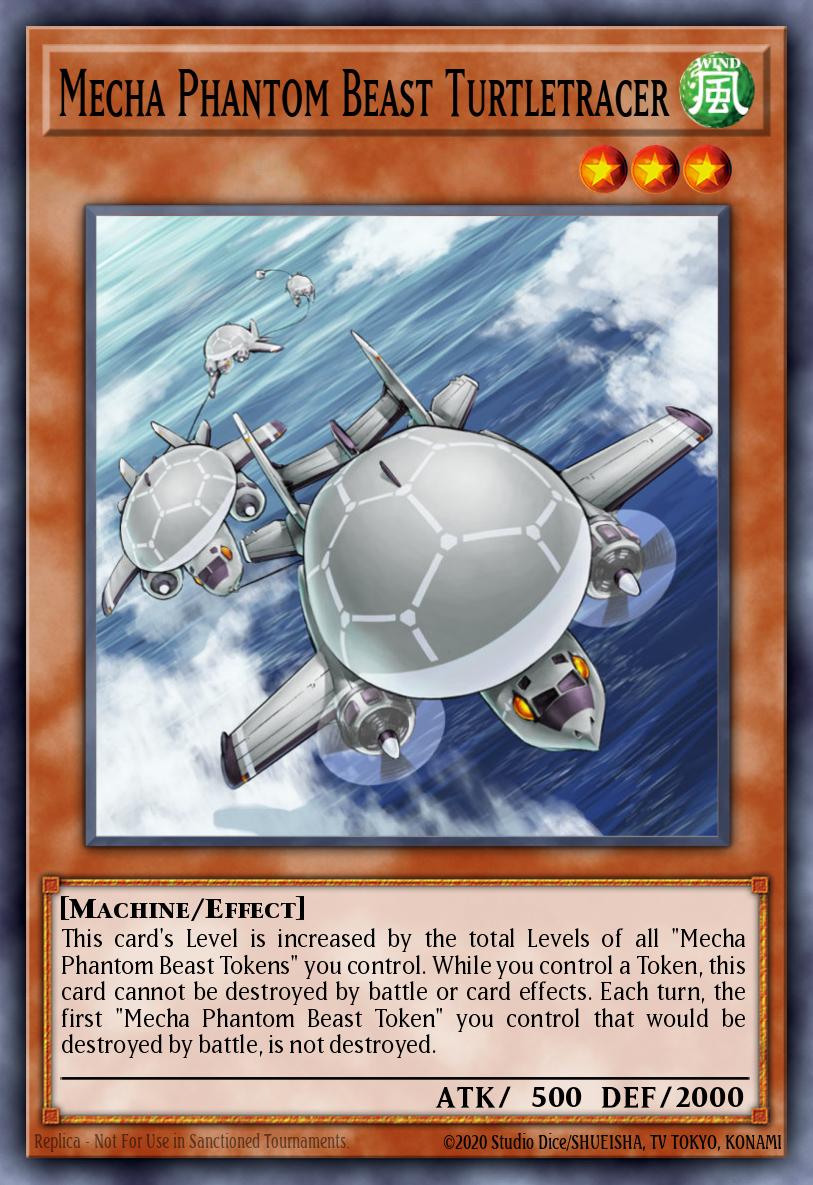 (001) YuGiOh TCG MP14: 2014 Mega-Tins Mega-Pack Single: Mecha Phantom Beast Turtletracer Super Rare