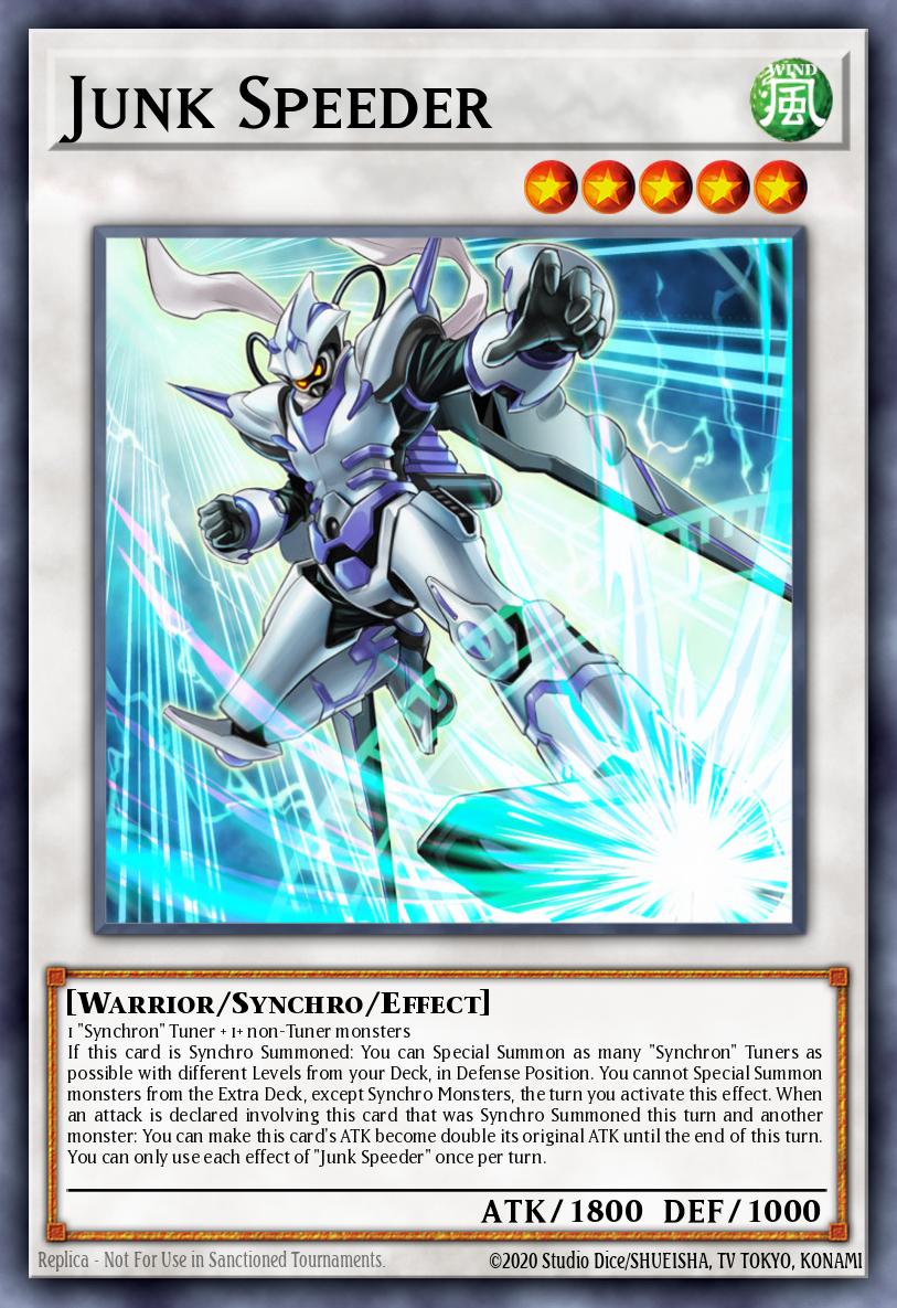 (032) YuGiOh TCG RA01: 25th Anniversary Rarity Collection Single: Junk Speeder (V.6 - Collectors Rare) Collectors Rare