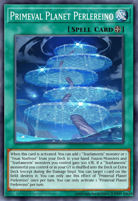 (069) YuGiOh TCG RA02: 25th Anniversary Rarity Collection II Single: Primeval Planet Perlereino (V.4 - Platinum Secret Rare)  Platinum Secret Rare