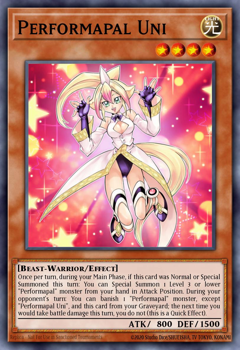 (098) YuGiOh TCG DLCS: Dragons of Legend: The Complete Series Single: Performapal Uni Common