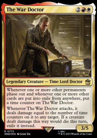(772) Magic The Gathering Universes Beyond: Doctor Who: Extras Single: The War Doctor (V.3) Rare