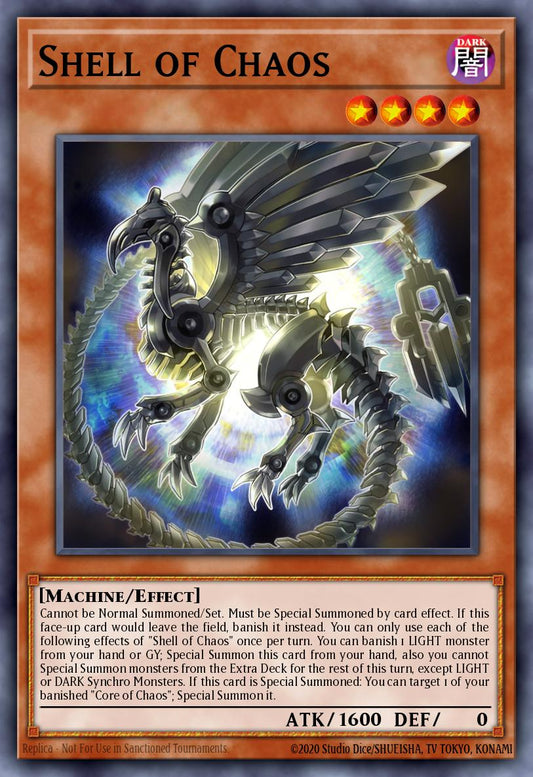 (308) YuGiOh TCG MP24: 25th Anniversary Tin: Dueling Mirrors Single: Shell of Chaos  Common