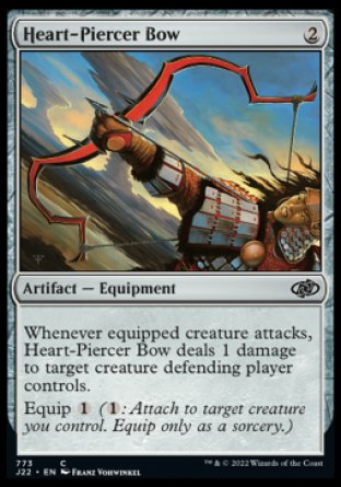 (773) Magic The Gathering Jumpstart 2022 Single: Heart-Piercer Bow Common