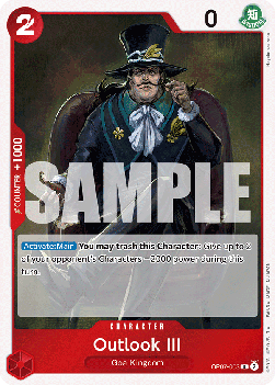 (003) One Piece TCG OP07: 500 Years into the Future Single: Outlook III (OP07-003) Rare