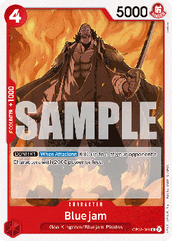 (011) One Piece TCG OP07: 500 Years into the Future Single: Bluejam (OP07-011) Common