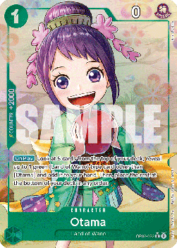 (022) One Piece TCG OP07: 500 Years into the Future Single: Otama (OP07-022) (V.2) Alternate Art