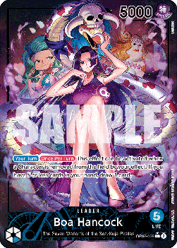 (038) One Piece TCG OP07: 500 Years into the Future Single: Boa Hancock (OP07-038) (V.2) Alternate Art