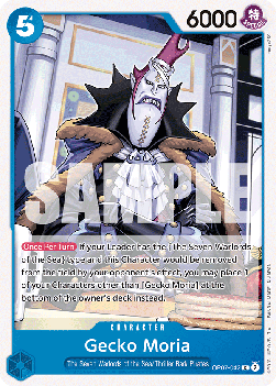 (042) One Piece TCG OP07: 500 Years into the Future Single: Gecko Moria (OP07-042) Common