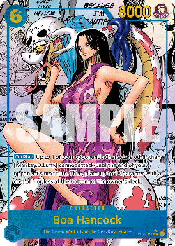 (051) One Piece TCG OP07: 500 Years into the Future Single: Boa Hancock (OP07-051) (V.3) Manga Rare