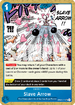 (056) One Piece TCG OP07: 500 Years into the Future Single: Slave Arrow (OP07-056) Uncommon
