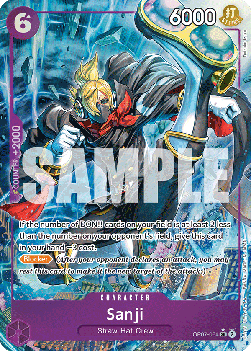 (064) One Piece TCG OP07: 500 Years into the Future Single: Sanji (OP07-064) (V.2) Alternate Art