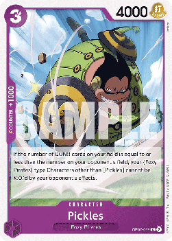 (069) One Piece TCG OP07: 500 Years into the Future Single: Pickles (OP07-069) Common