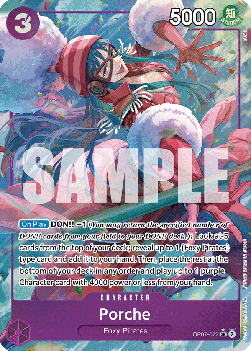 (072) One Piece TCG OP07: 500 Years into the Future Single: Porche (OP07-072) (V.2) Alternate Art