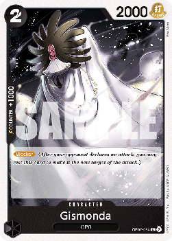 (084) One Piece TCG OP07: 500 Years into the Future Single: Gismonda (OP07-084) Common