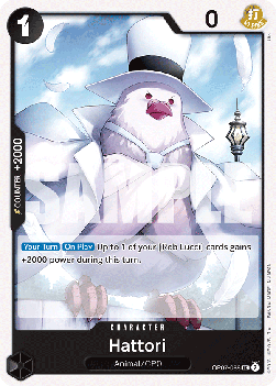 (088) One Piece TCG OP07: 500 Years into the Future Single: Hattori (OP07-088) Uncommon