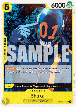 (101) One Piece TCG OP07: 500 Years into the Future Single: Shaka (OP07-101) Uncommon