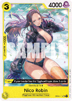 (104) One Piece TCG OP07: 500 Years into the Future Single: Nico Robin (OP07-104) Uncommon