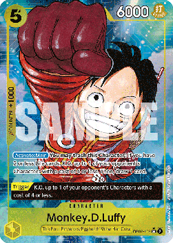 (109) One Piece TCG OP07: 500 Years into the Future Single: Monkey.D.Luffy (OP07-109) (V.2) Alternate Art