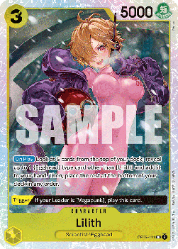 (111) One Piece TCG OP07: 500 Years into the Future Single: Lilith (OP07-111) (V.1) Super Rare