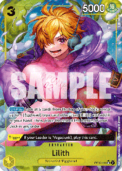 (111) One Piece TCG OP07: 500 Years into the Future Single: Lilith (OP07-111) (V.2) Alternate Art