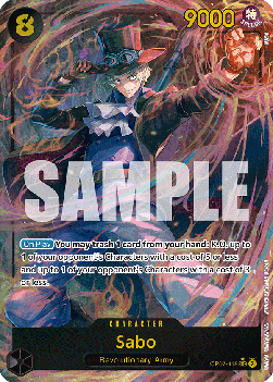 (118) One Piece TCG OP07: 500 Years into the Future Single: Sabo (OP07-118) (V.2) Alternate Art