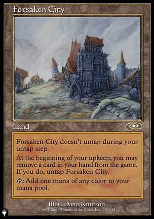 (139) Magic The Gathering The List Single: Forsaken City Rare