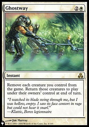 (006) Magic The Gathering The List Single: Ghostway Rare