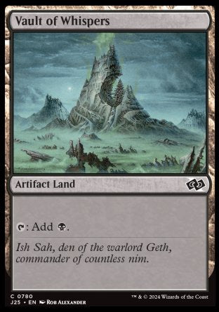 (780) Magic The Gathering Foundations Jumpstart Single: Vault of Whispers Common