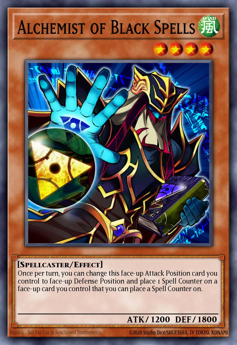 (082) YuGiOh TCG ABPF: Absolute Powerforce Single: Alchemist of Black Spells (V.2 - Ultimate Rare) Ultimate Rare