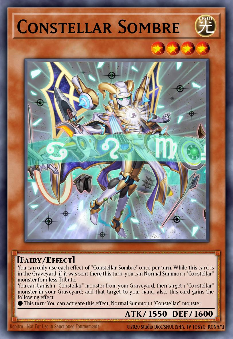 (060) YuGiOh TCG MP14: 2014 Mega-Tins Mega-Pack Single: Constellar Sombre Super Rare