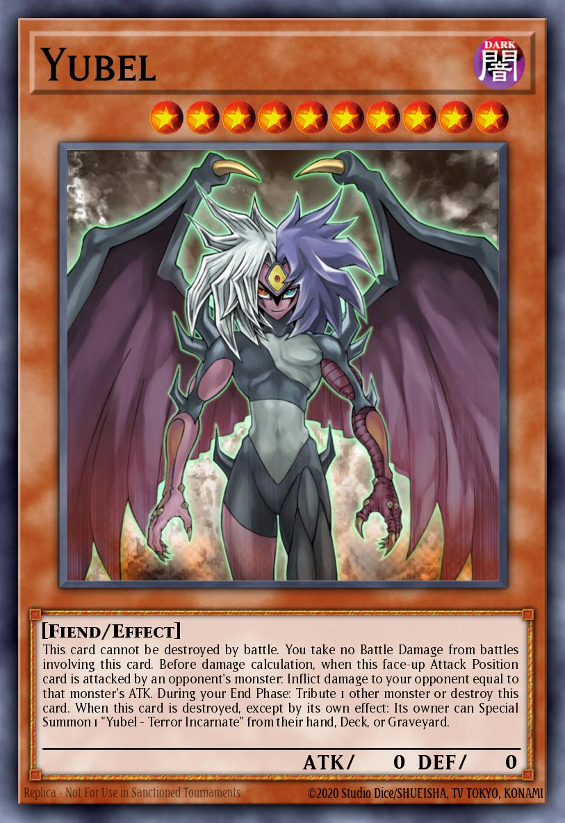 (021) YuGiOh TCG MP24: 25th Anniversary Tin: Dueling Mirrors Single: Yubel Quarter Century Secret Rare