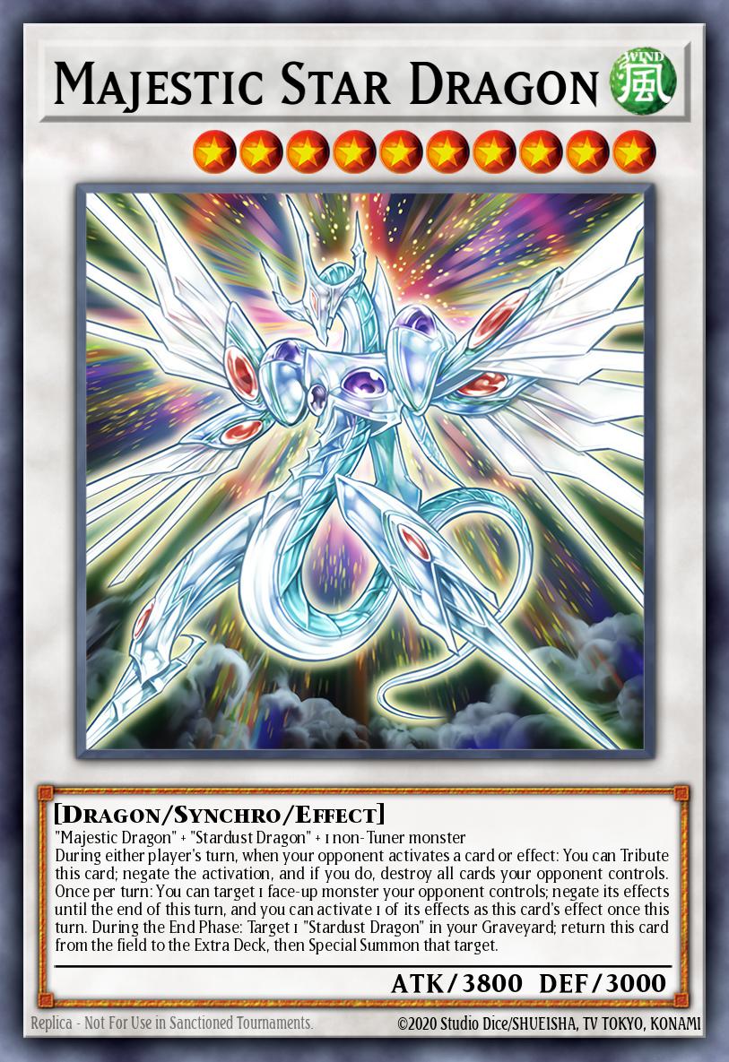 (040) YuGiOh TCG SOVR: Stardust Overdrive Single: Majestic Star Dragon (V.4 - Ultimate Rare) Ultimate Rare