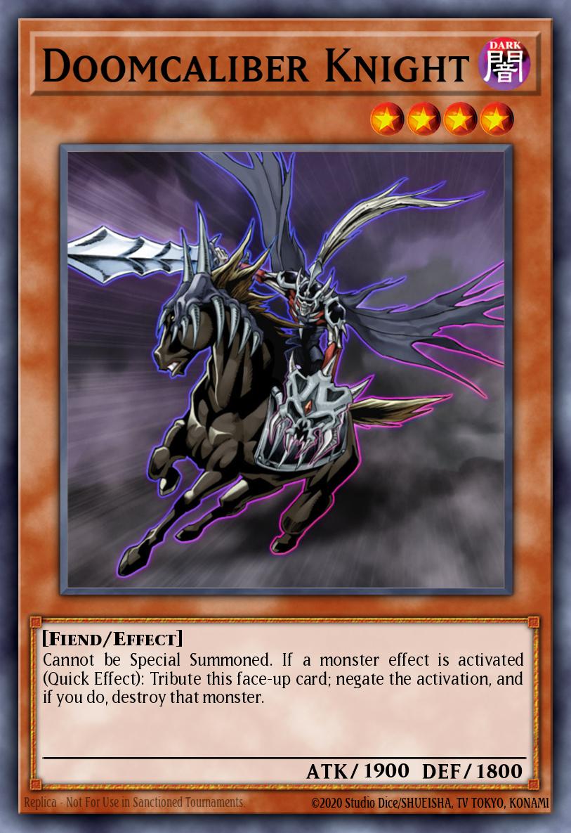 (077) YuGiOh TCG PGL2: Premium Gold 2 Single: Doomcaliber Knight Gold Rare