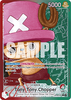 (001) One Piece TCG OP08: Two Legends Single: Tony Tony.Chopper (OP08-001) (V.2) Alternate Art