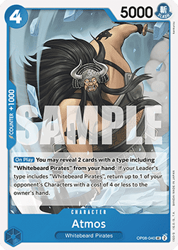 (040) One Piece TCG OP08: Two Legends Single: Atmos (OP08-040) Uncommon